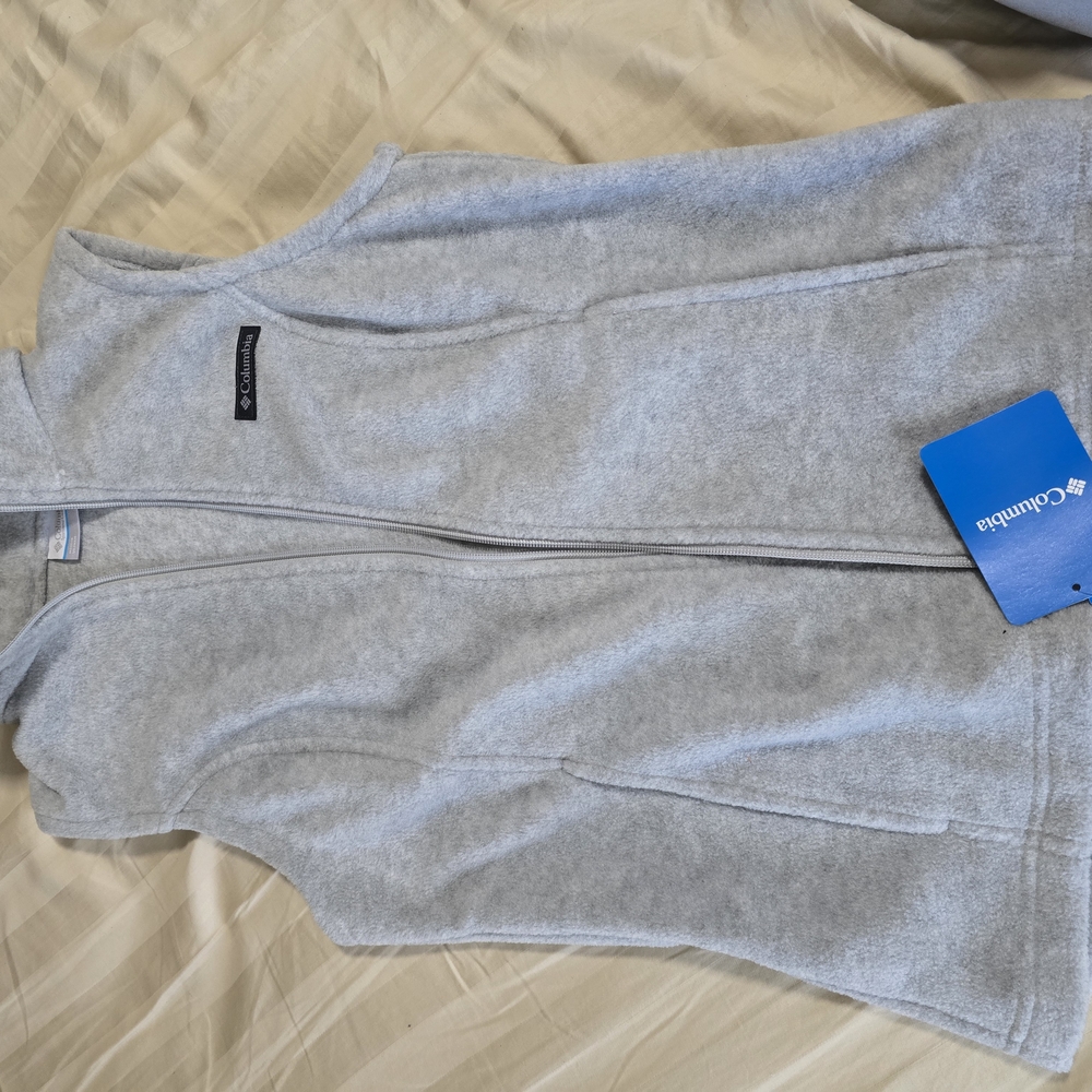 Columbia Women's Gray Fleece Vest